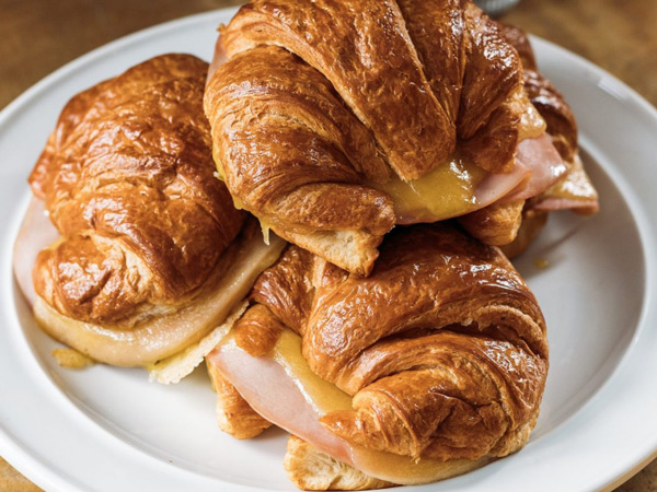 croissants at The Bakery in the Village Square, Thredbo