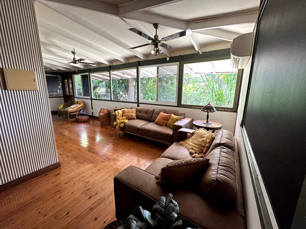 the living room interior of Guwarri Bayside Retreat, Broome