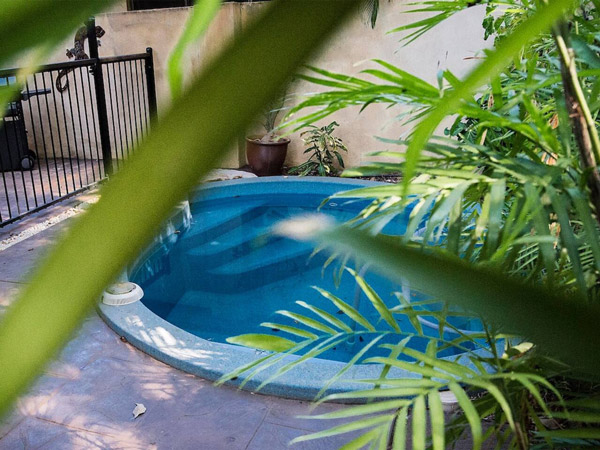 the pool at Red Emperor Villas, Broome