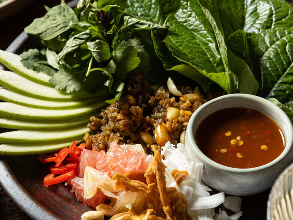 a close-up of food at Rice Paper Scissors, Melbourne