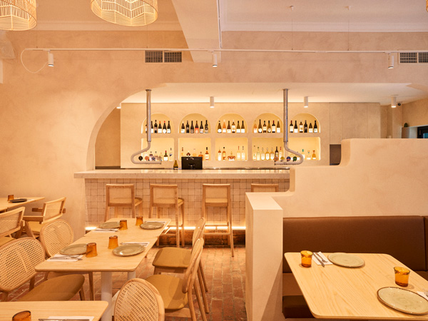 the dining interior of Hotel Nacionale, bottomless brunch Melbourne