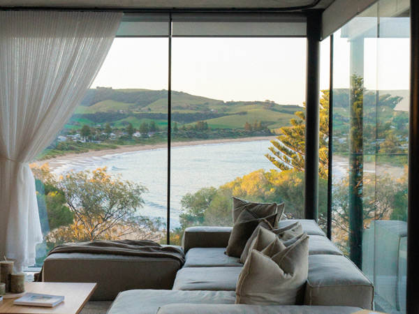 coastal views from the Bunker House, Kiama accommodation