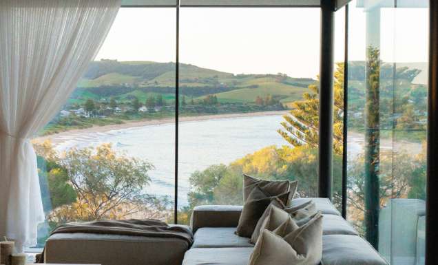 coastal views from the Bunker House, Kiama accommodation