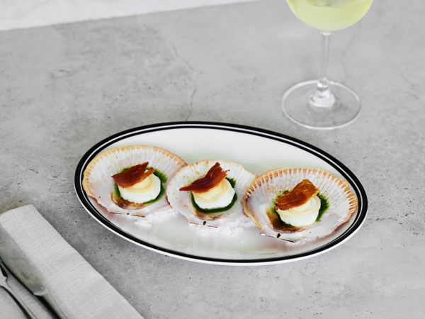 scallops at Vivo Palm Cove