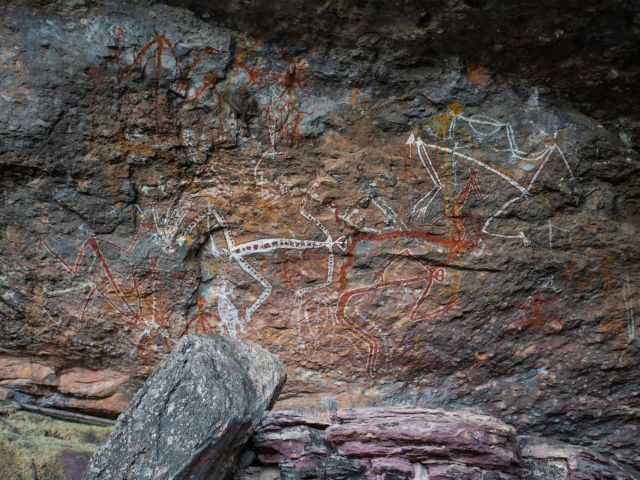 Rock art at Nourlangie Rock