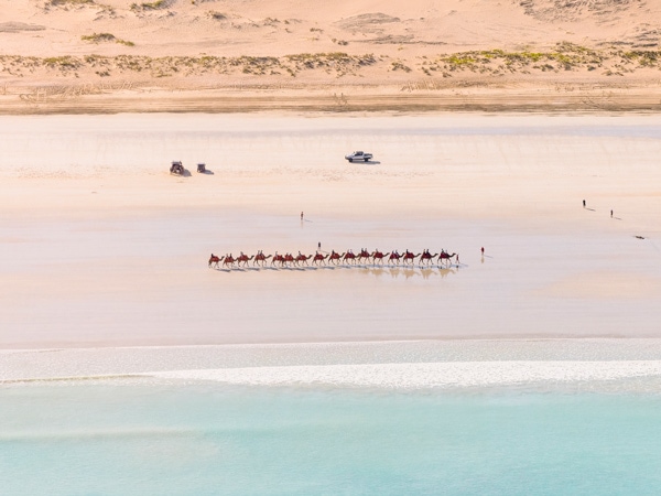 Camel ride on Cable Beach Broome