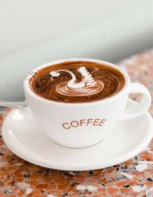 a cup of coffee at Arc, Canberra