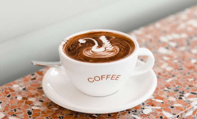 a cup of coffee at Arc, Canberra