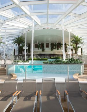 Lounge at the adults-only Solarium onboard Quantum of the Seas.
