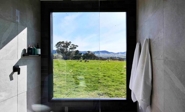a private bath in Horseshoe Hideaway, Mullion