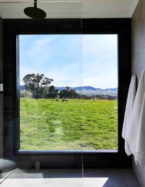 a private bath in Horseshoe Hideaway, Mullion