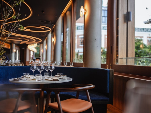 an elegant dining interior at Ippin Japanese Dining