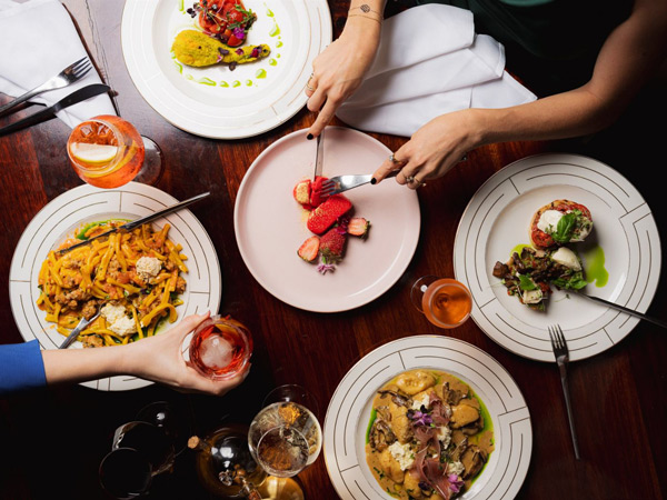 dining at Flynn’s Italian by Crystalbrook, Cairns restaurants