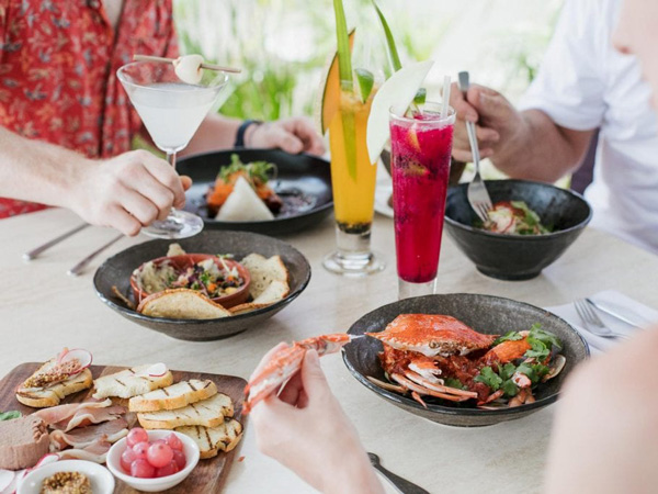 dining at Salsa Bar & Grill