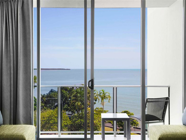 a balcony with sea view at Mantra Trilogy Cairns