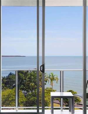 a balcony with sea view at Mantra Trilogy Cairns