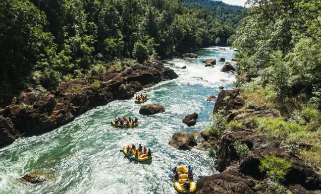 White Water Rafting in Tully River, Cairns tours