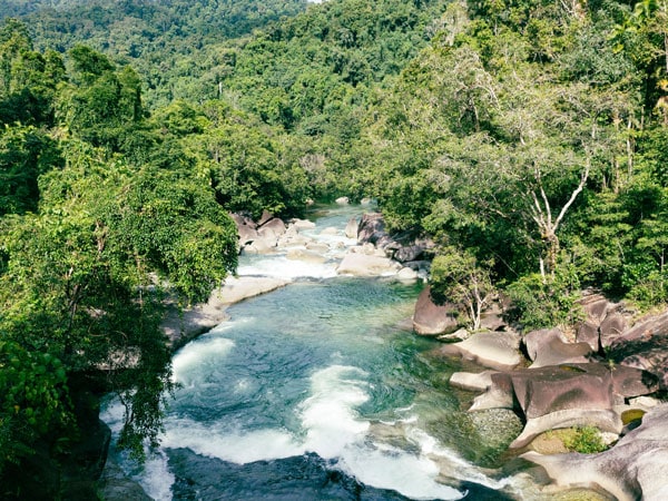 the Devil's Pool in Babinda Boulders, Queensland