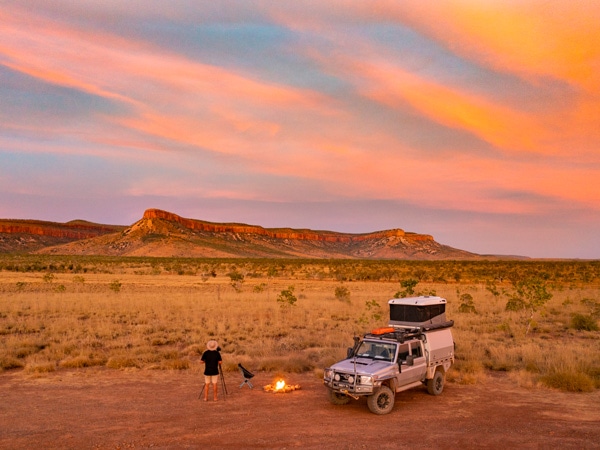 Gibb River Road at sunset