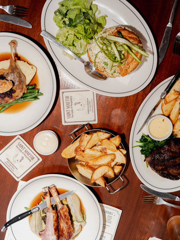 lunch at Saint Marthe, Gold Coast Hinterland