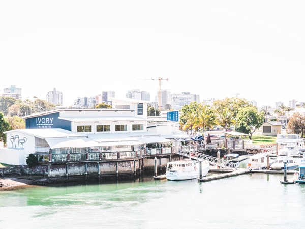 the waterfront restaurant at Ivory Waterside, Tweed Heads