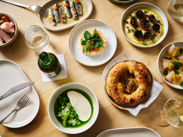 small plates or mezedes at Jaaks, Sydney NSW