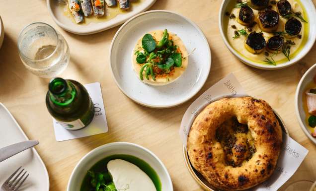 small plates or mezedes at Jaaks, Sydney NSW