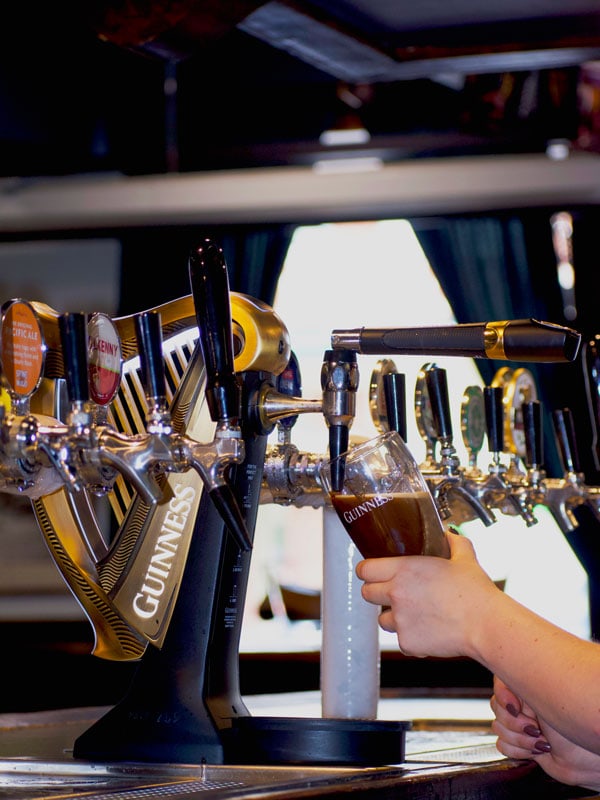 tap beer at Jack Duggans Irish Pub