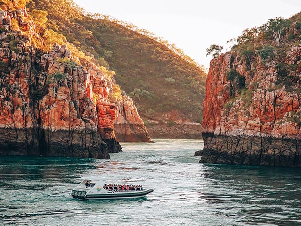 Horizontal Falls Seaplane Adventures jetboat through Horizontal Falls