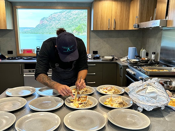 chef onboard Jetwave Pearl Horizontal Falls