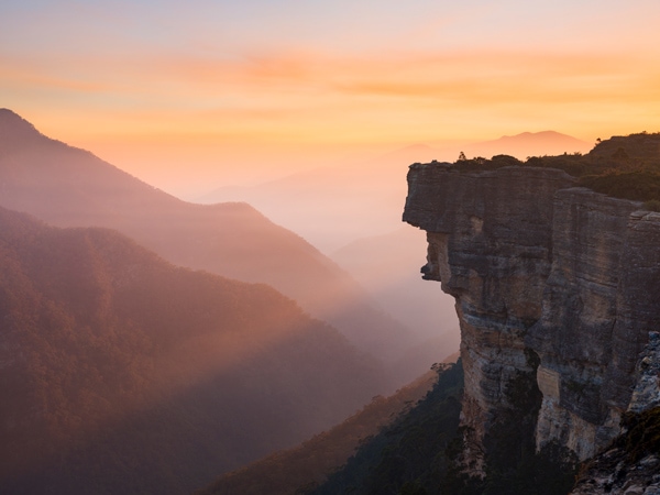 sunrise at Kanangra-Boyd National Park