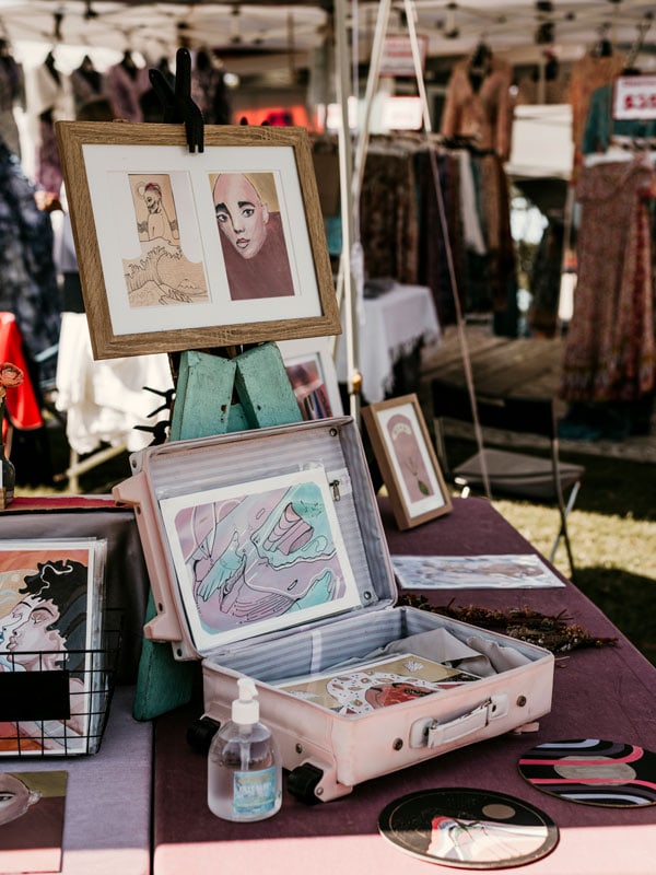 arts and crafts at Makers & Finders Market, Tweed