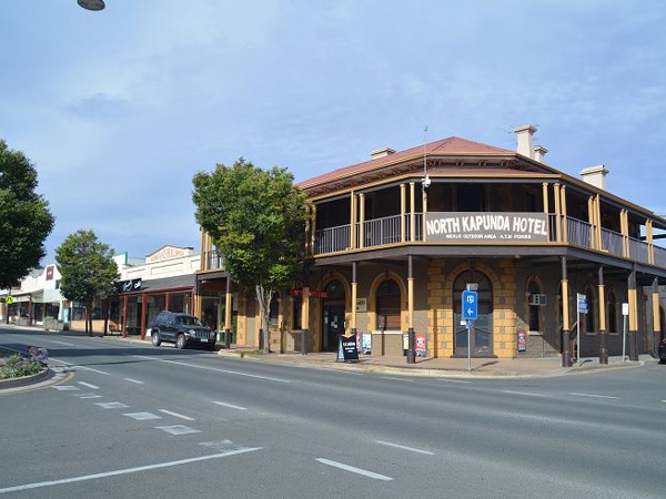the property exterior of North Kapunda Hotel, South Australia