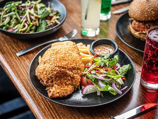 a plate of food at Panthers Bathurst