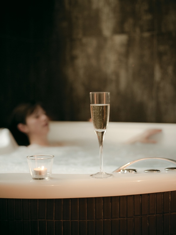 a spa bath at Spa sublime in Katoomb