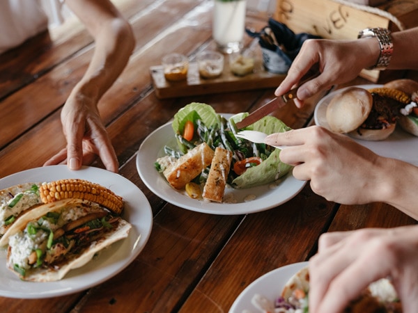 dining at The Hoochery Distillery Café