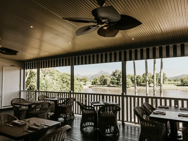 the restaurant interior of Tweed River House