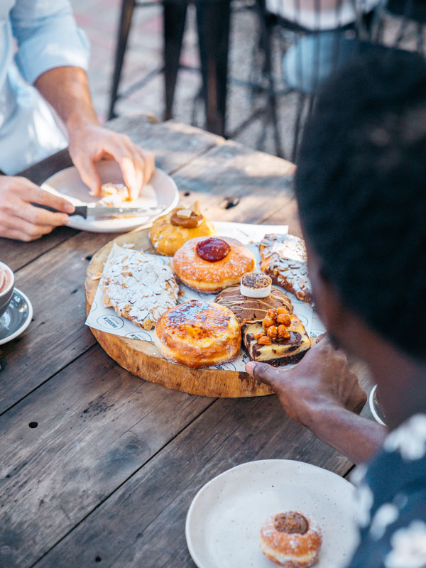 desserts at Paddock Bakery, Gold Coast