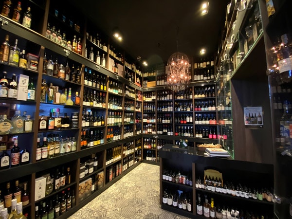 wines and spirits on display at Parap Fine Foods