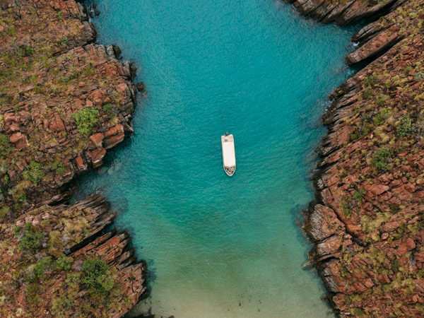 Oolin Sunday Island Cultural Tours from above