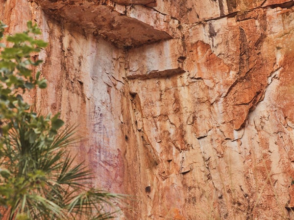 the aboriginal rock art at Nitmiluk (Katherine) Gorge, Katherine, Northern Territory