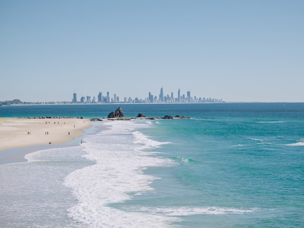 the Surfers Paradise beach skyline