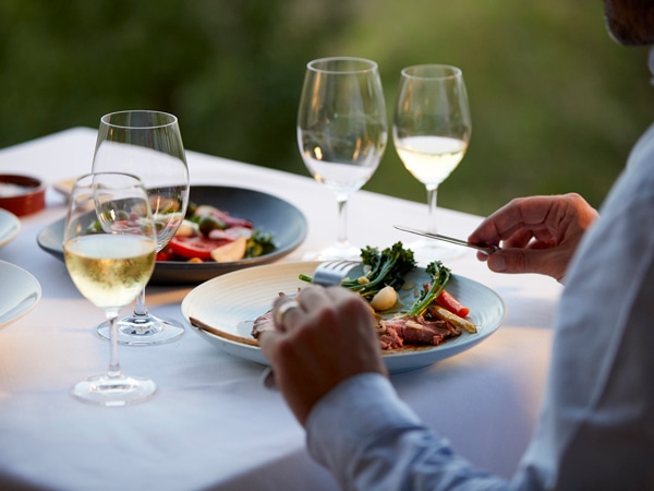 dining at Bistro Molines