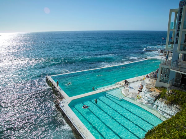 swimming in Bondi Icebergs Pool, NSW