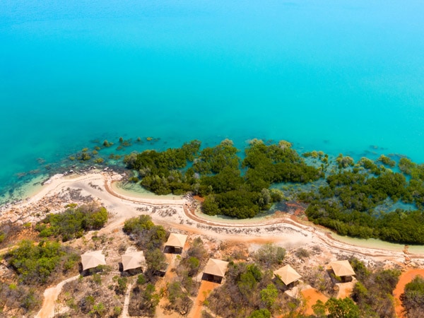 diver’s creek safari tents at Cygnet Bay Pearl Farm