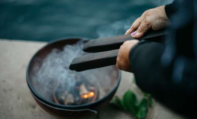Smoking ceremony Dreamtime Southern X Sydney