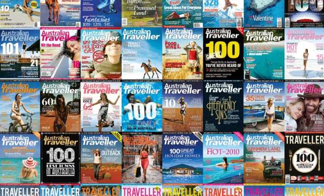 Australian Traveller Magazine covers