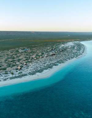 Sal Salis Ningaloo Reef aerial view