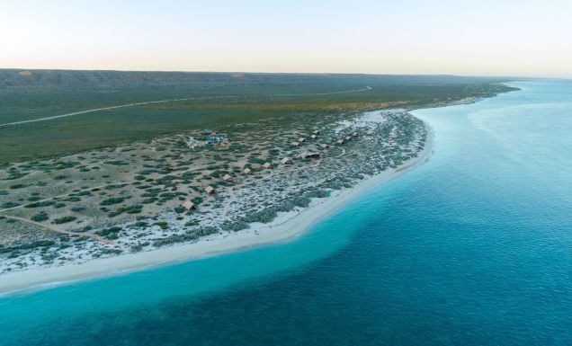Sal Salis Ningaloo Reef aerial view