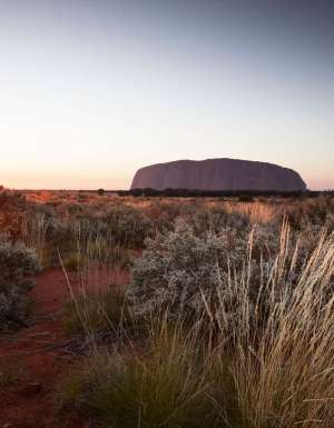 Uluru at sunset